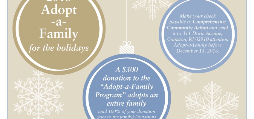 2016 ccap adopt a family flyer Comprehensive Community Action Program